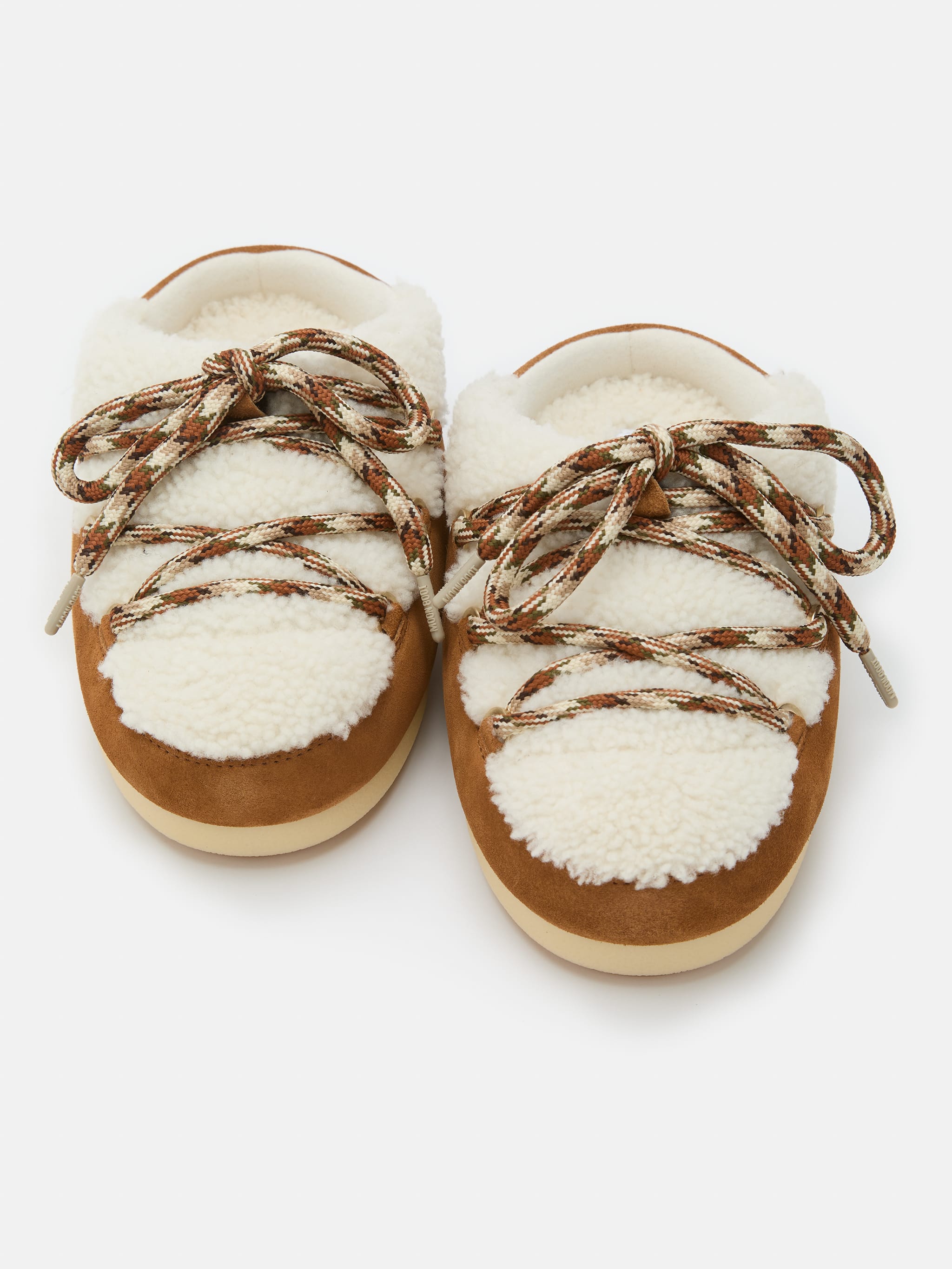 MULES EVX MARROM SHEARLING