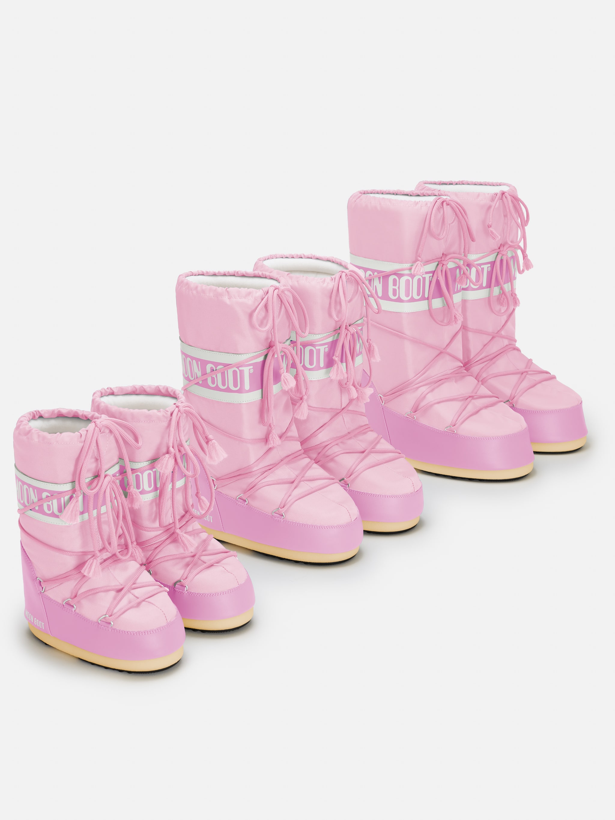 BOTA DE NÁILON ROSA ICON