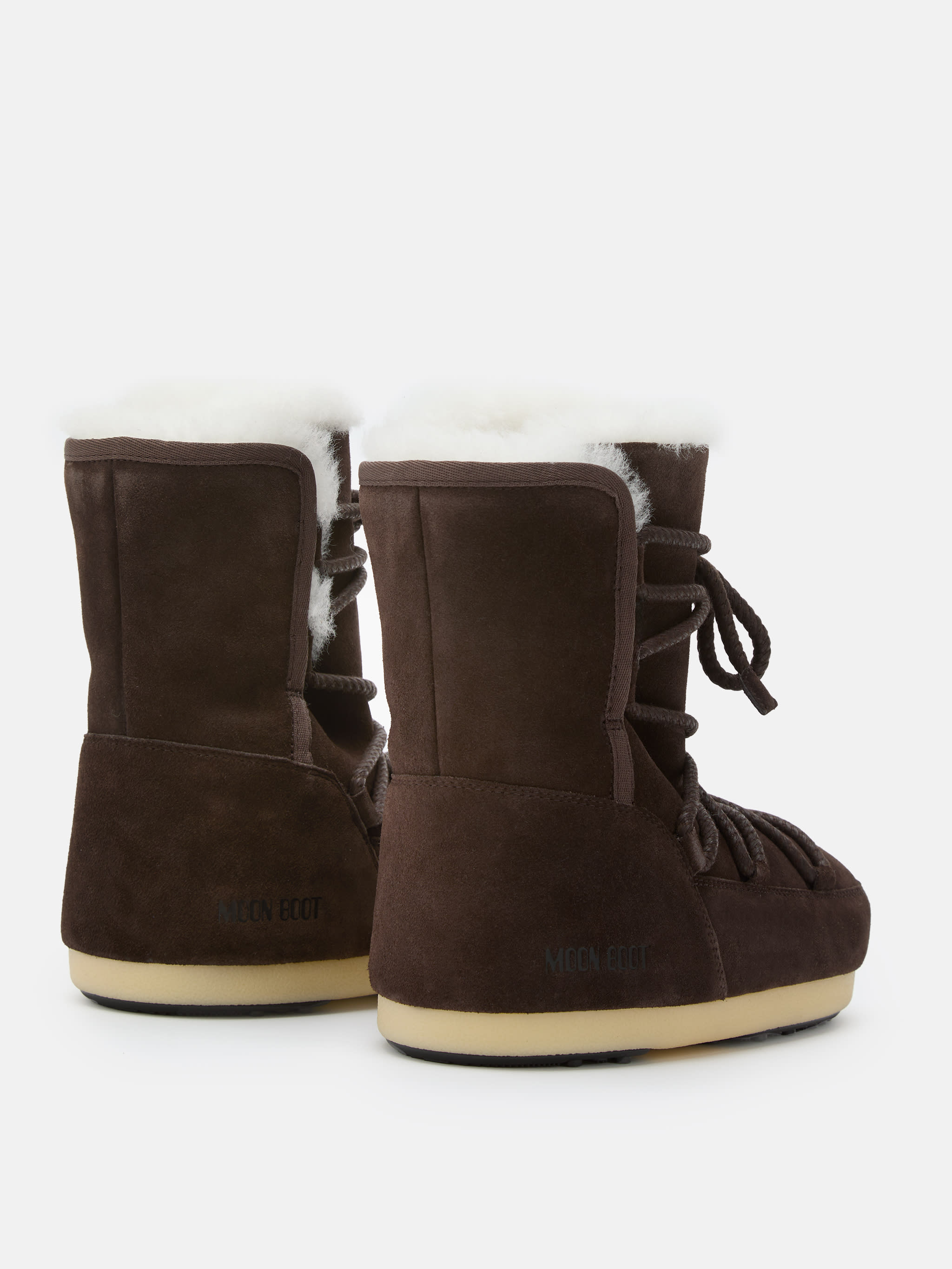 BOTAFAZOS EVX MARROM ESCURO EM SUEDE E SHEARLING