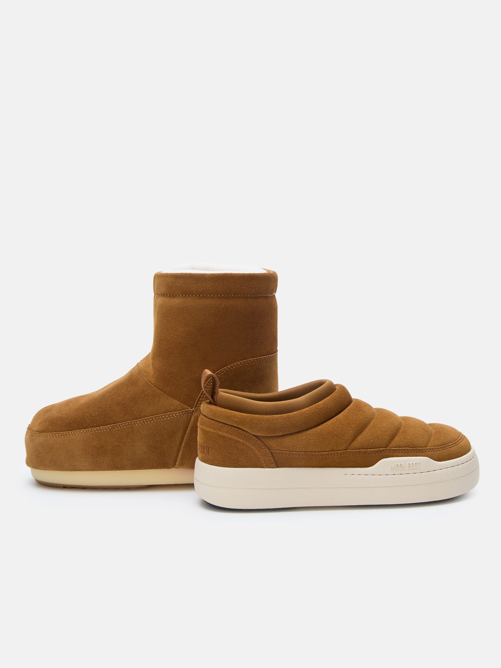 TÊNIS DE COU MOLE SUEDE MARROM CLARO