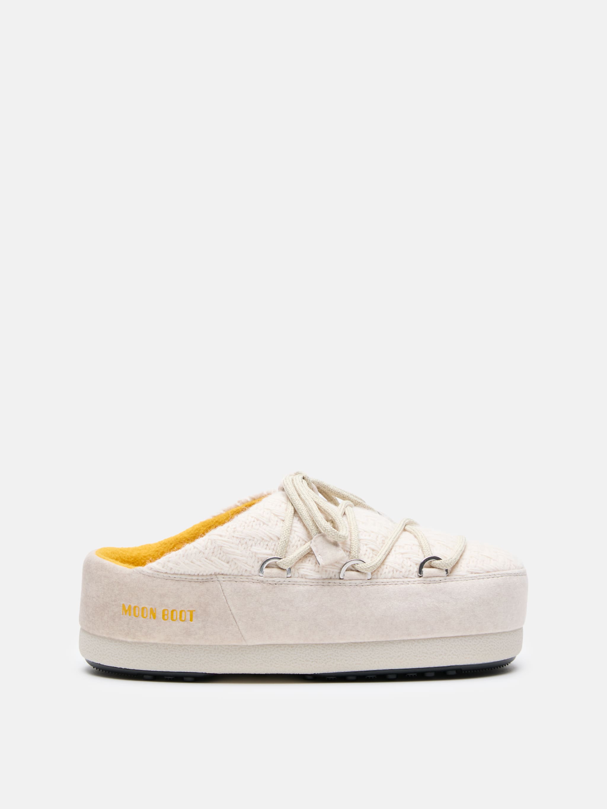 MOCASINS MOON BOOT X GUEST IN RESIDENCE EVX BRANCO AREIA MALHA