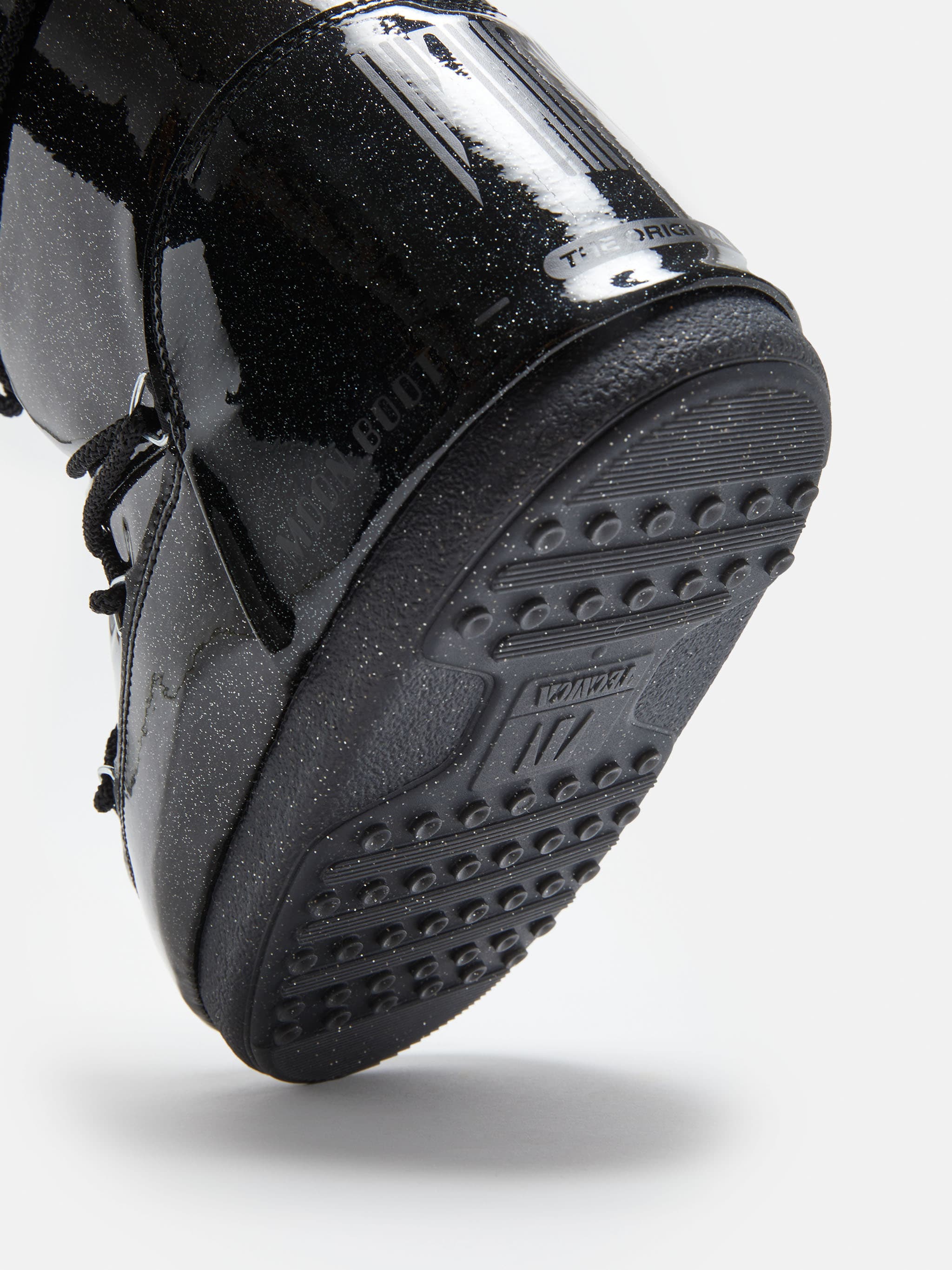 BOTA DE BRILHOS PRETO ICON
