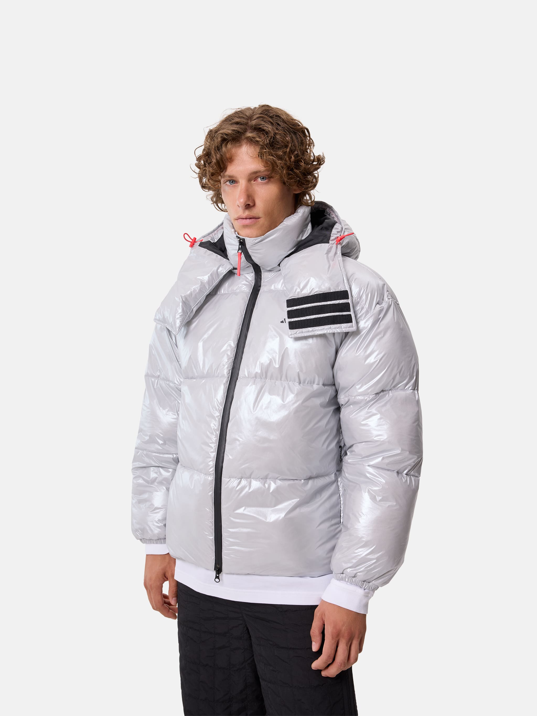 JAQUETA DE PUFFER PRATA ADIDAS X MOON BOOT