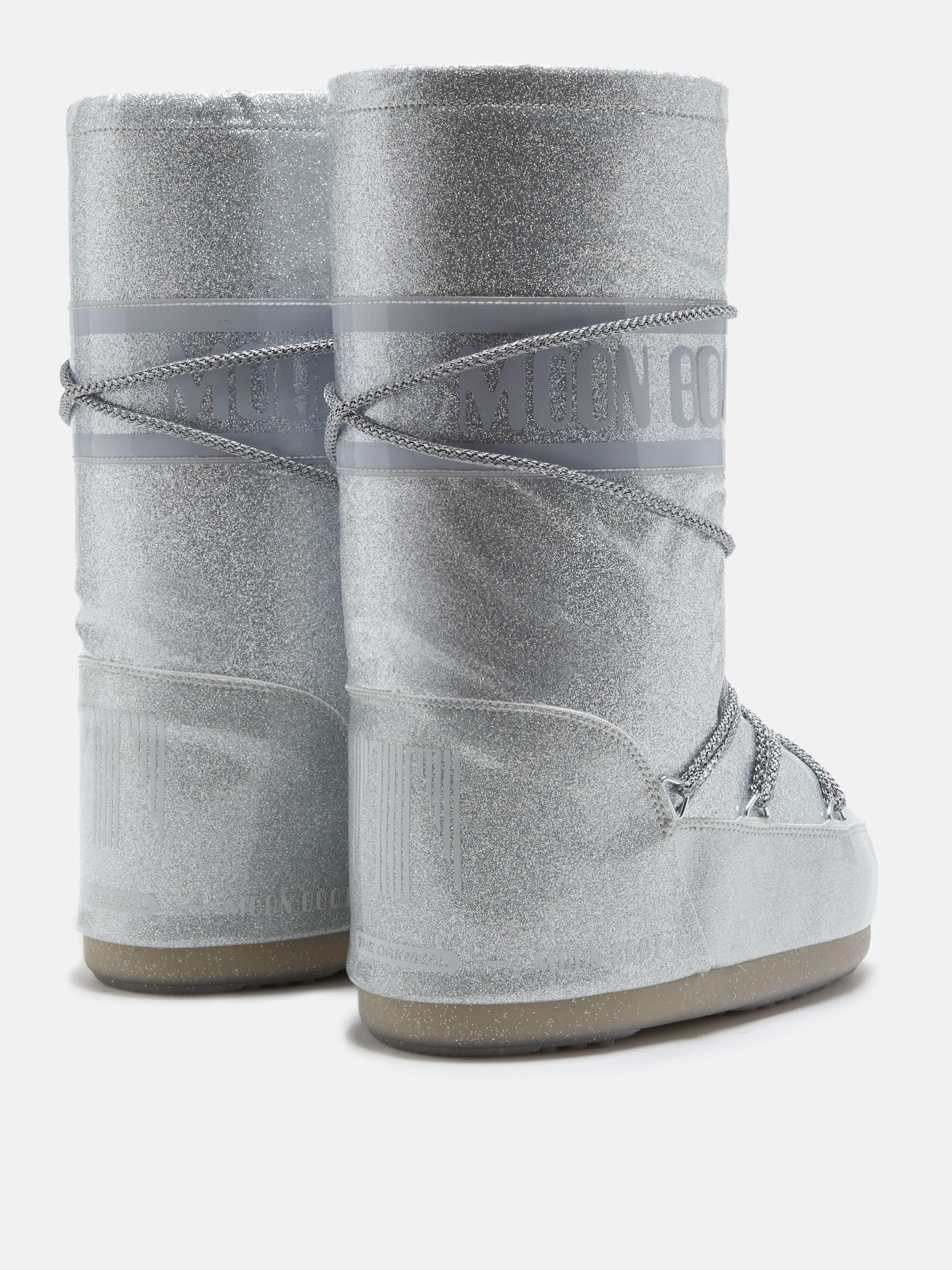 BOTAS COM BRILHOS PRATA ICON
