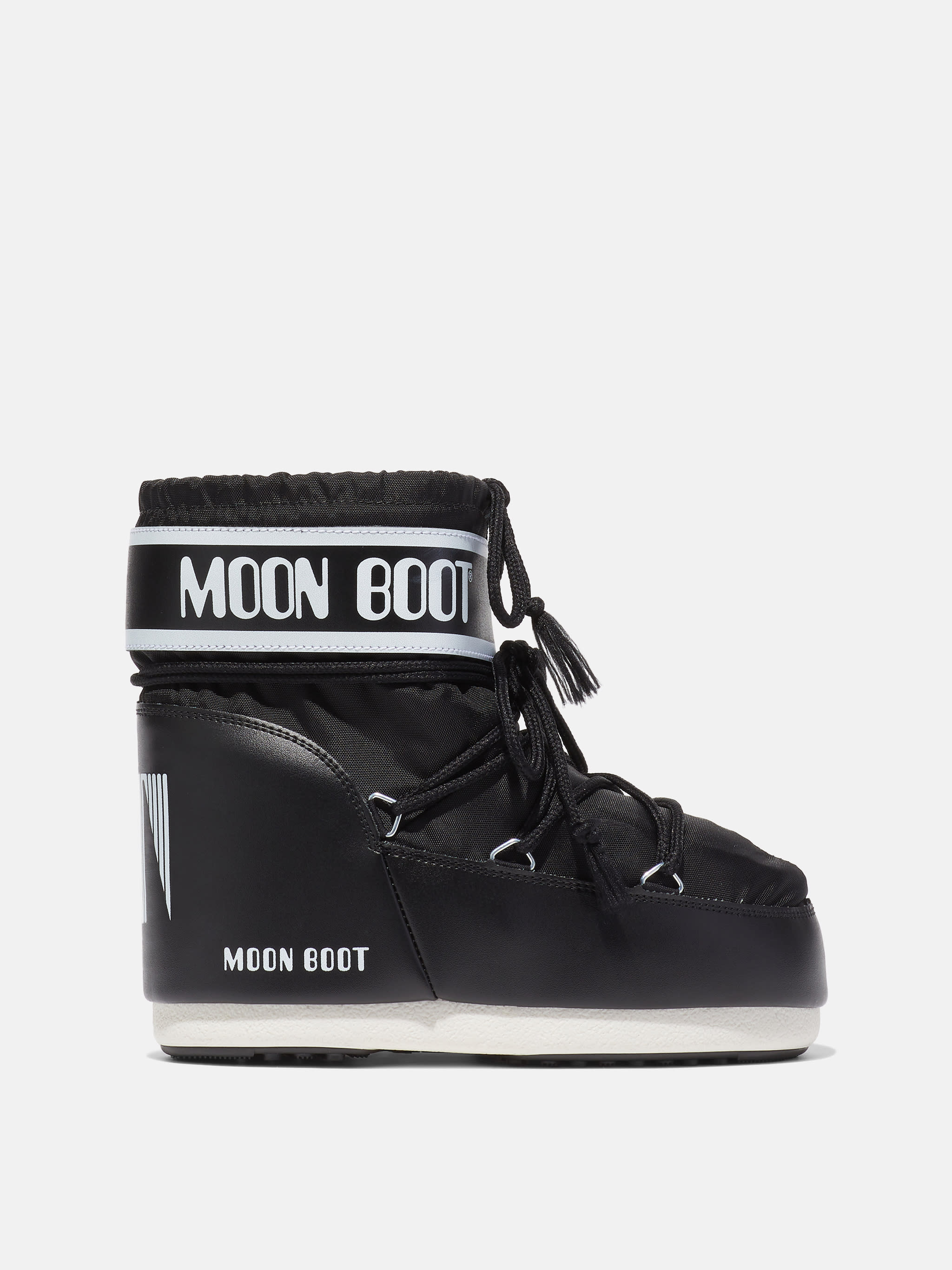 BOTAS ICON LOW PRETAS EM NYLON
