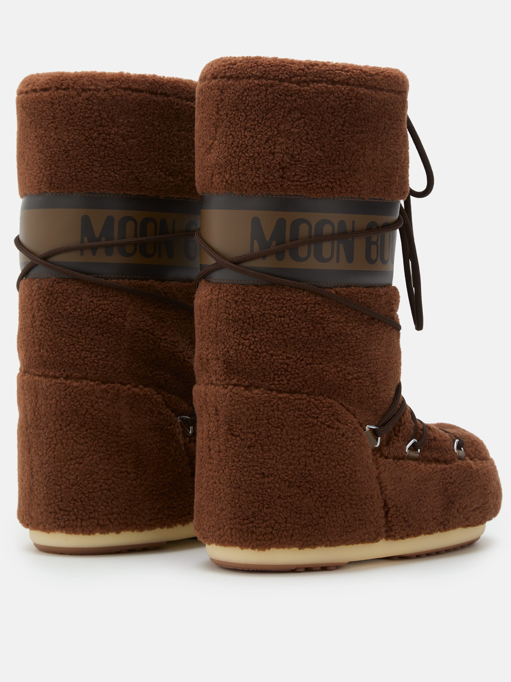 BOTAS DE FLEECE MARROM ICON