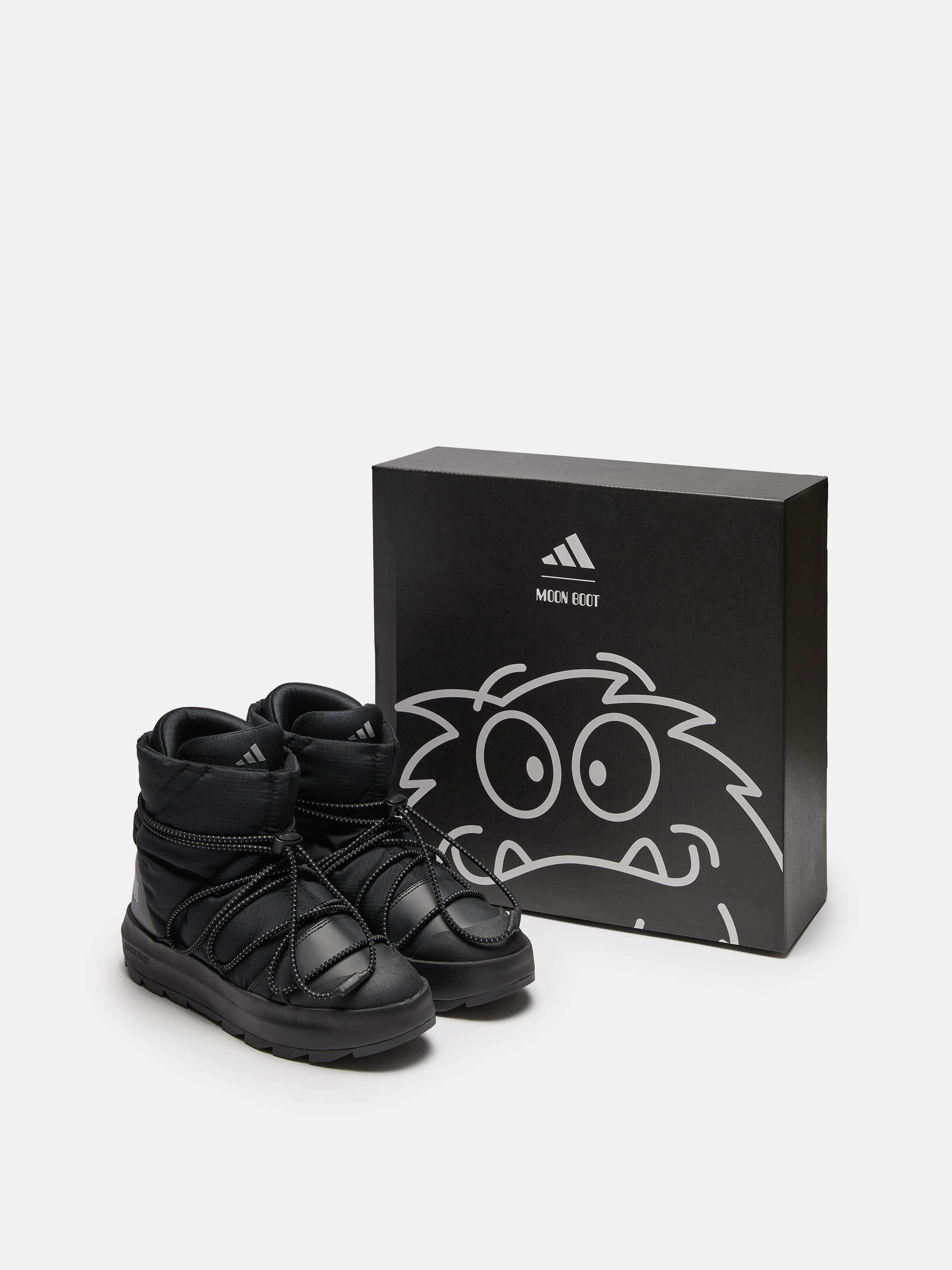 TÊNIS ADIDAS X MOON BOOT PRETO ACE MID-TOP