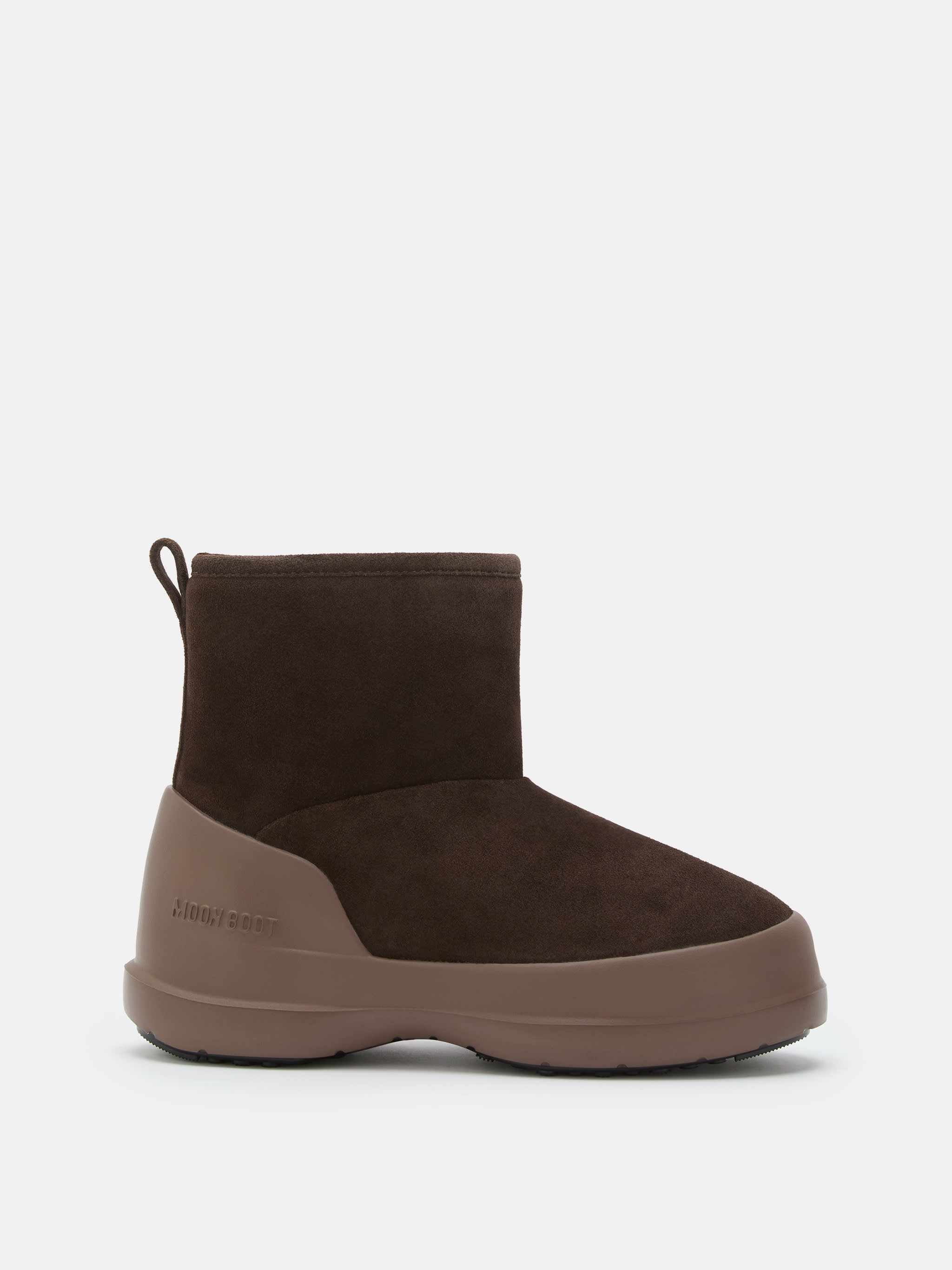 BOTA DE MEZZALUNA MÉDIA MARROM ESCURO
