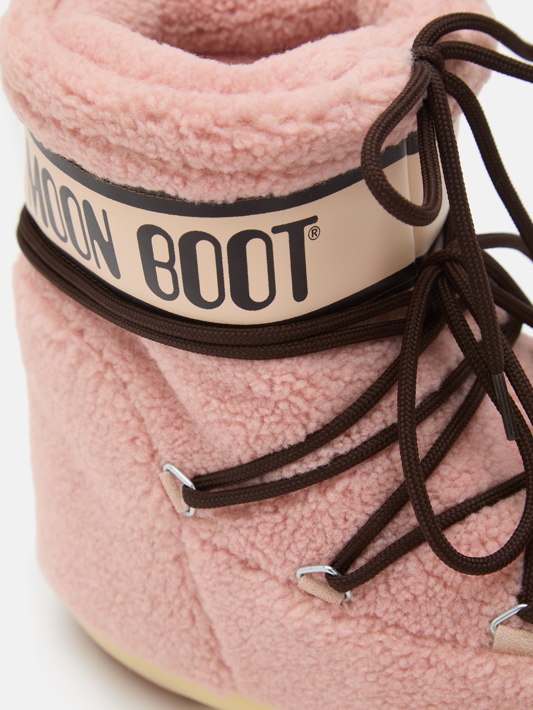 BOTA DE PELÚCIA ICON LOW ROSA