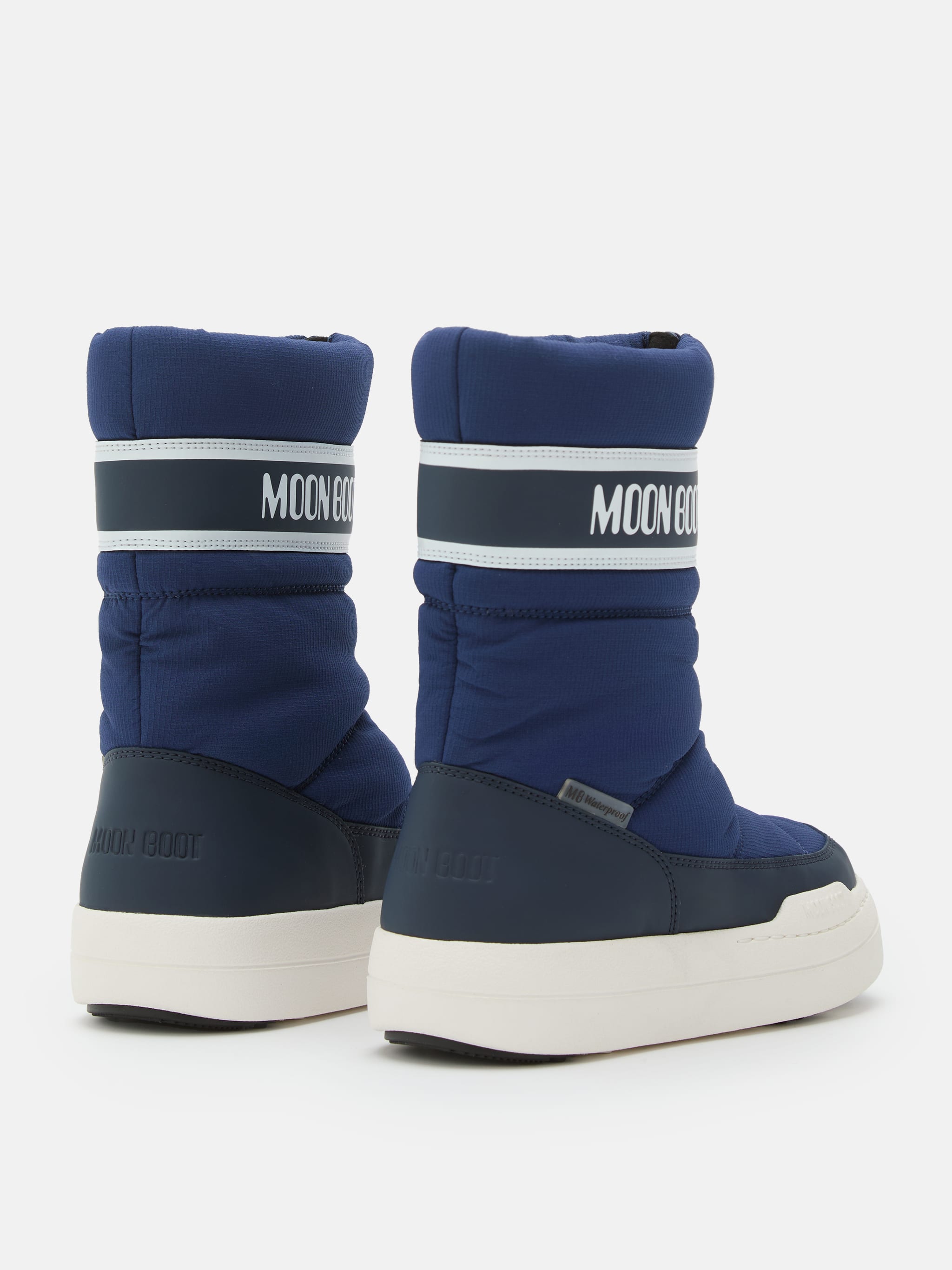 BOTAS ALTAS COM ZÍPER JUNIOR PARK AZUL MARINHO