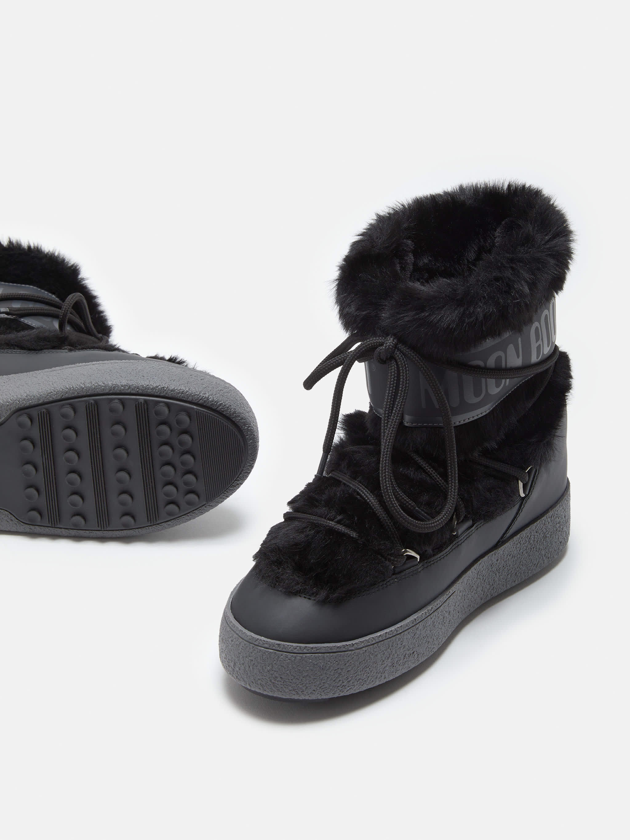 BOTAS BAIXAS LTRACK PRETAS DE PELE FALSA