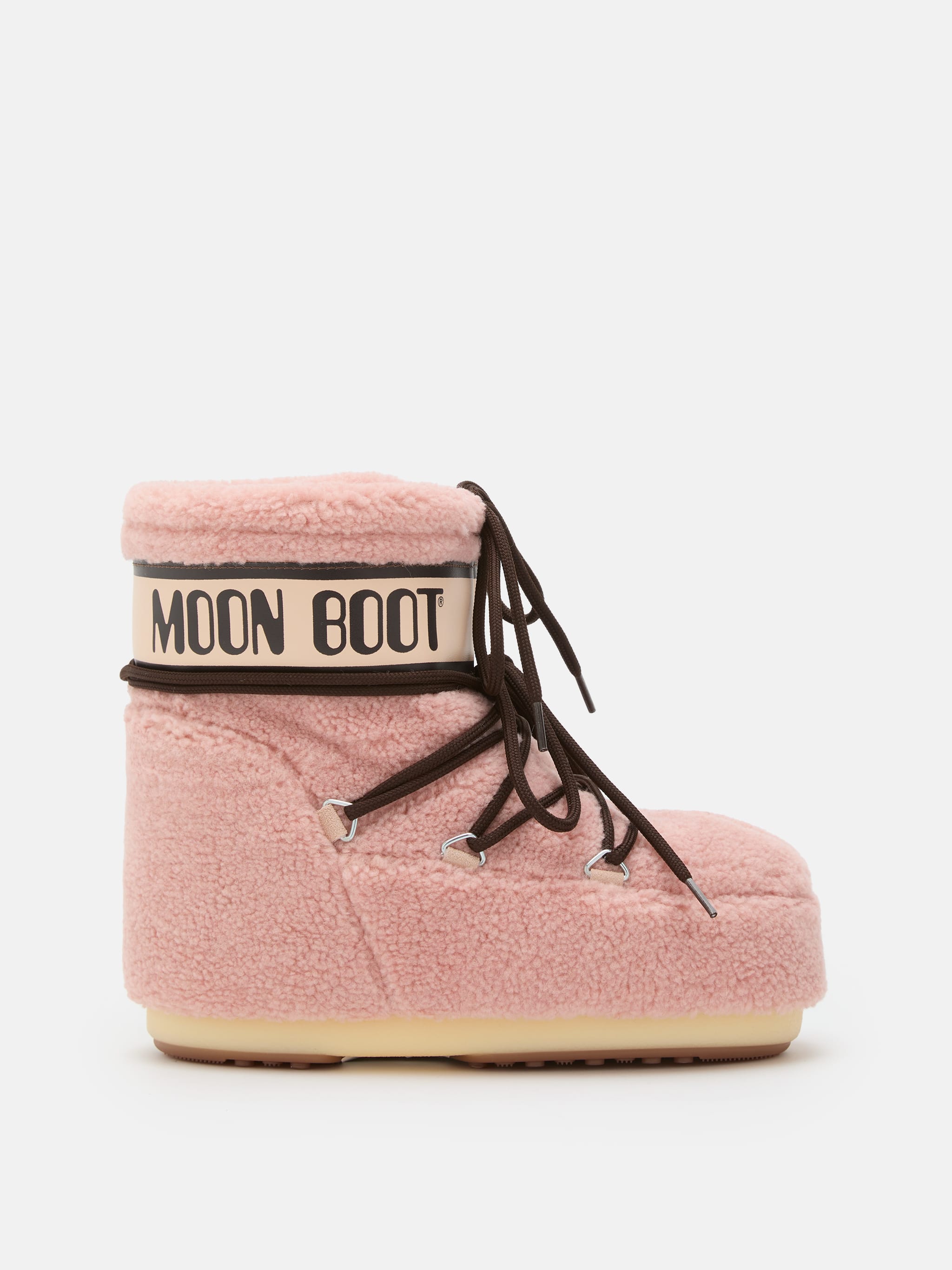 BOTA DE PELÚCIA ICON LOW ROSA
