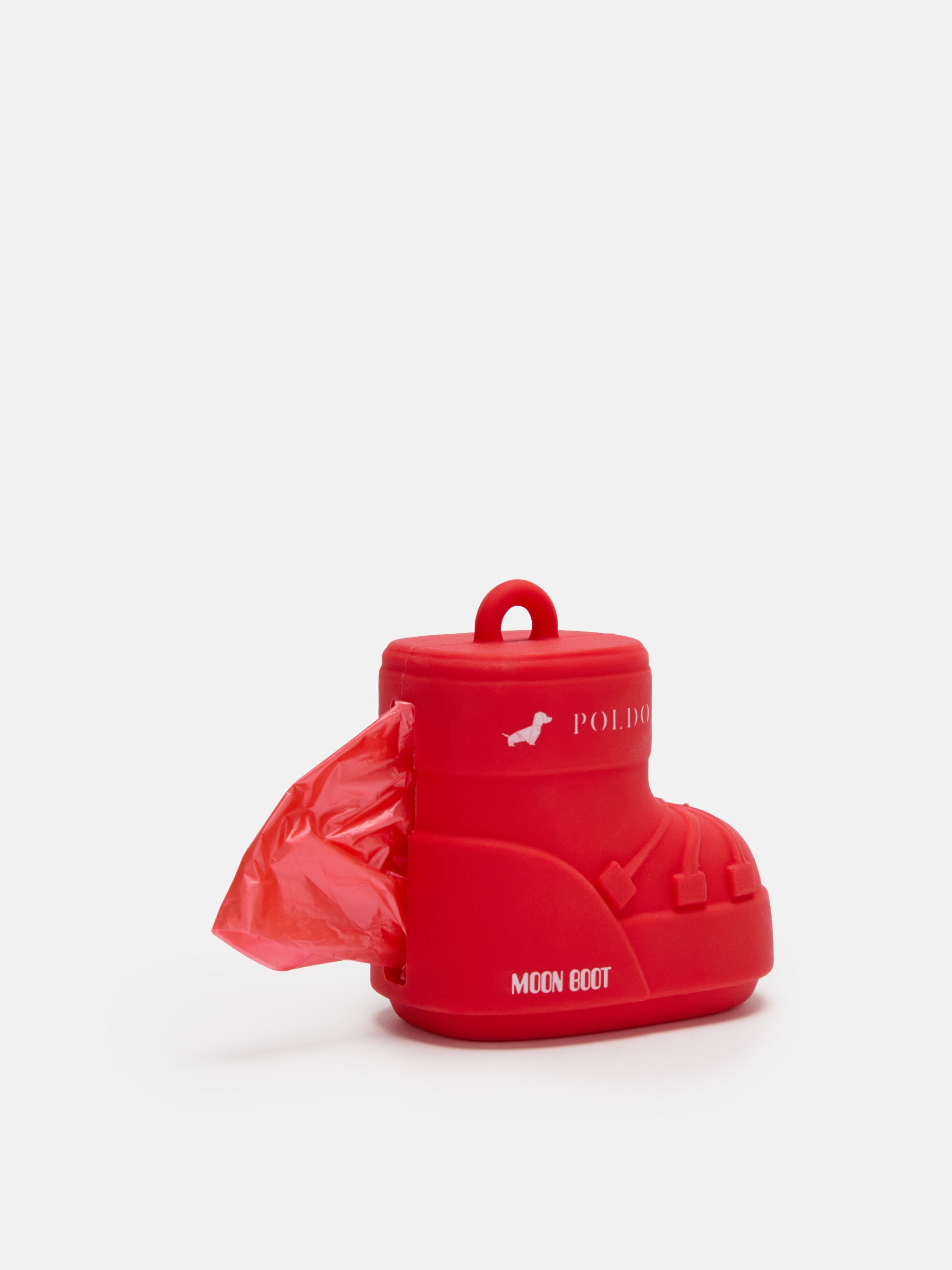MOON BOOT X POLDO DOG COUTURE - SUJEITO PARA SACOS DE CACHORRO VERMELHO