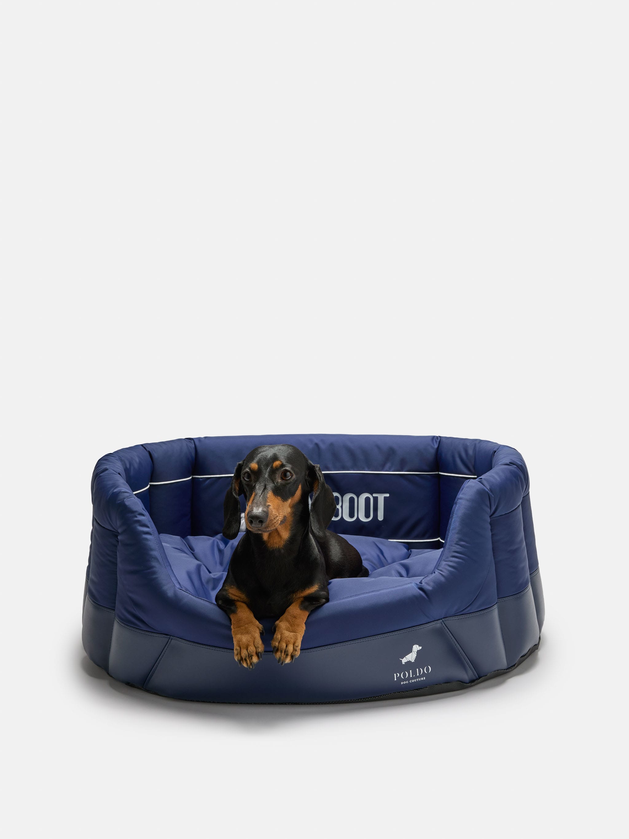 MOON BOOT X POLDO DOG COUTURE CAMA DE CACHORRO FORRADA AZUL