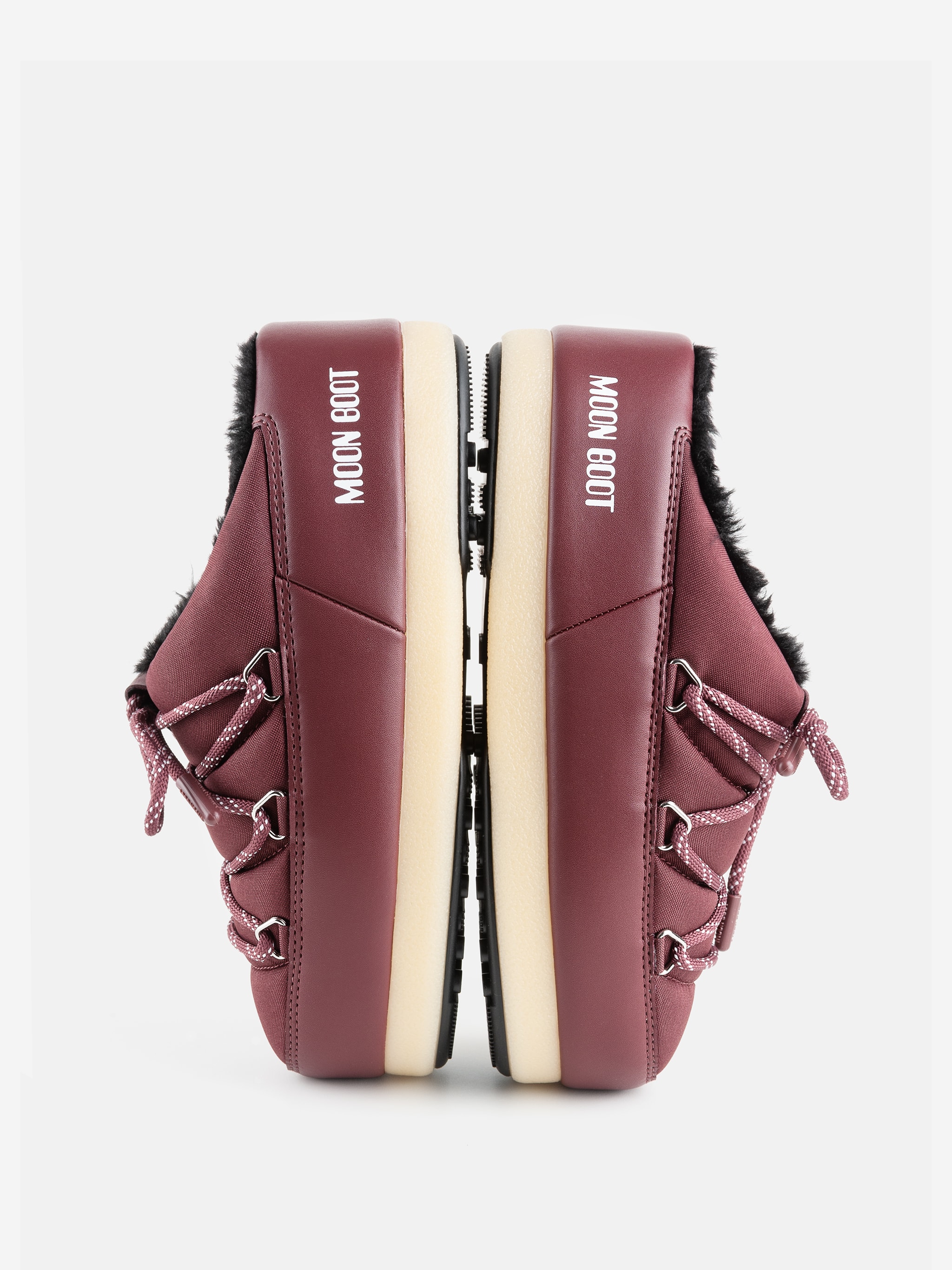 MULES EVX BURGUNDY NYLON