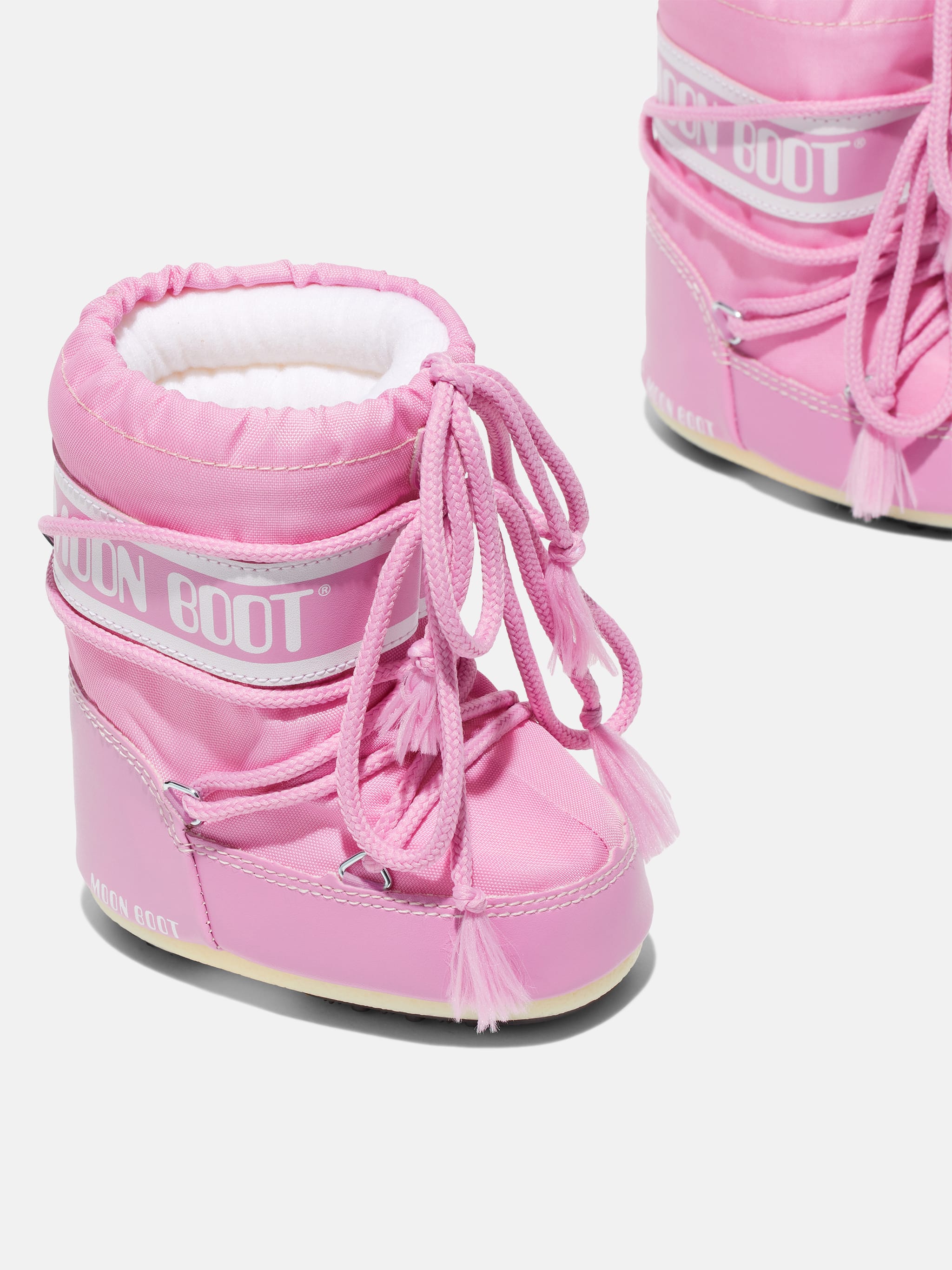 BOTA DE NEVE ICON MINI ROSA EM NYLON