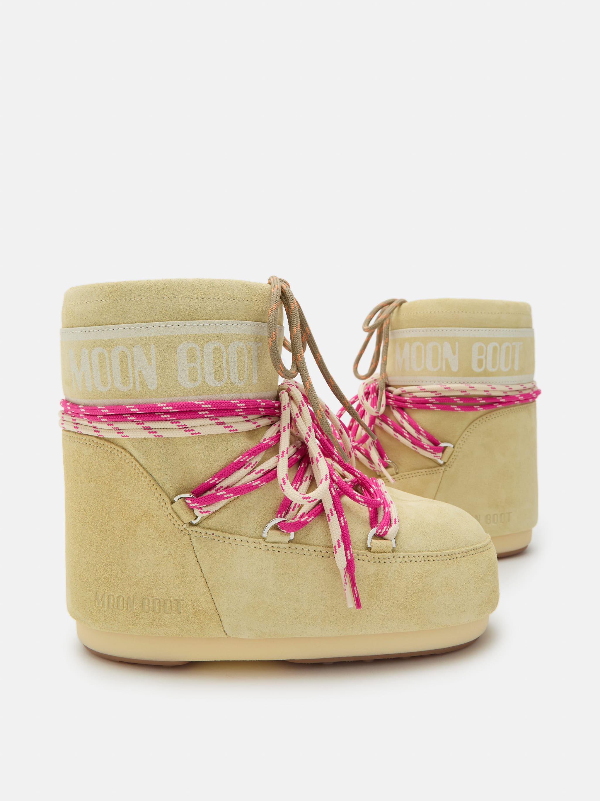 BOTAS ICON LOW EM COURO SUEDE AMARELO