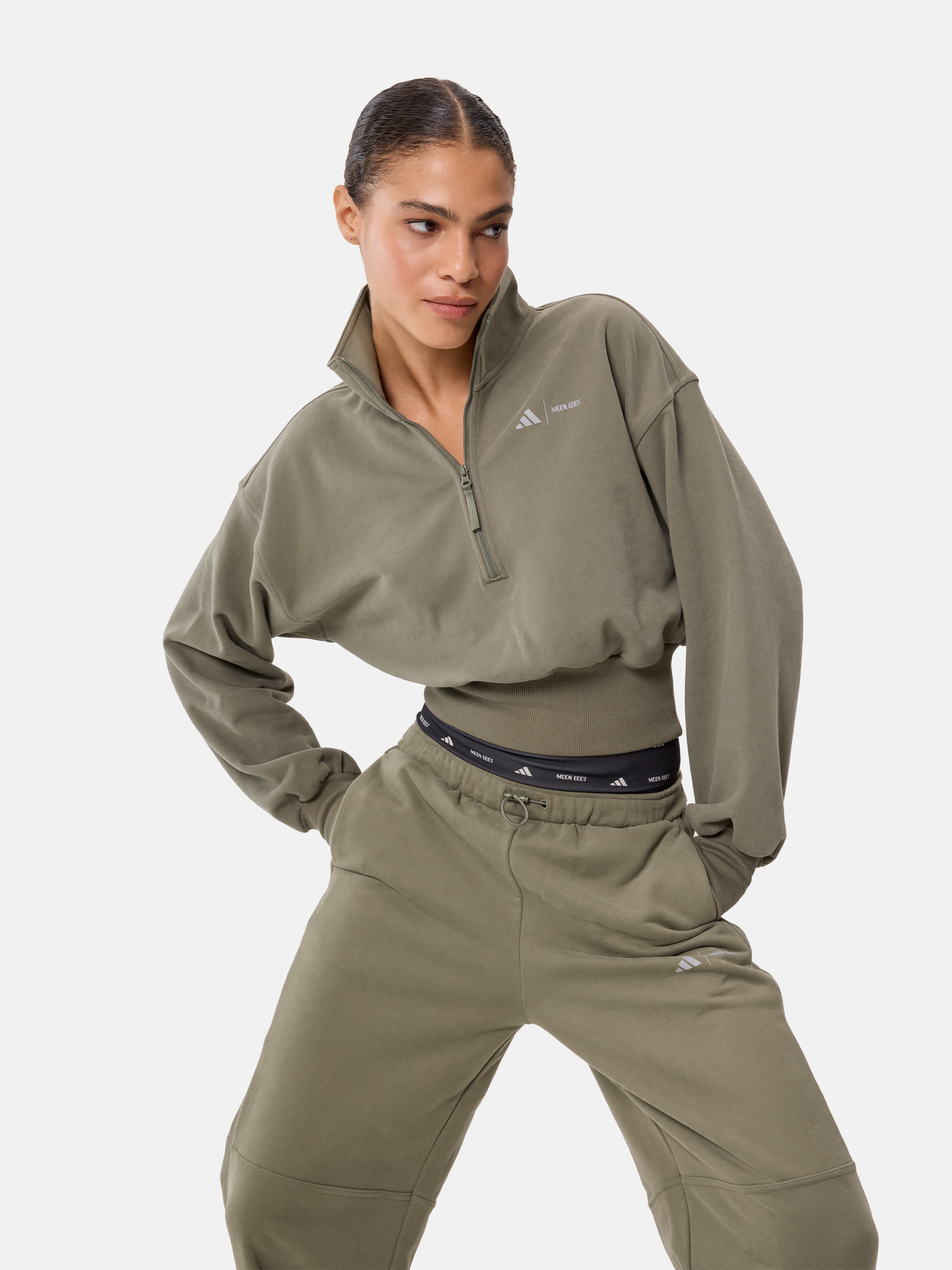 CAMISOLA DE SUÉTER ADIDAS X MOON BOOT KHAKI