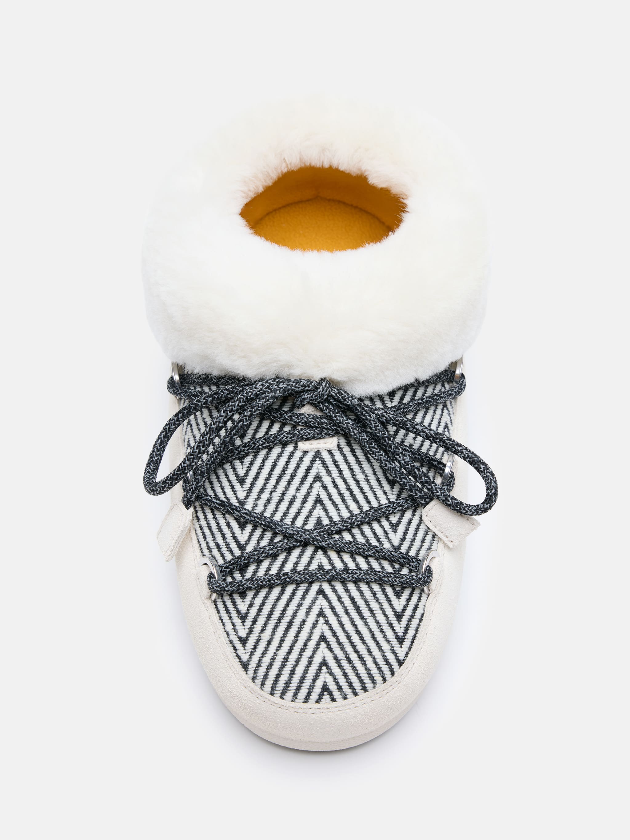 MOON BOOT X GUEST IN RESIDENCE EVX CHALET BRANCO AREIA BORRACHA FUR MULES